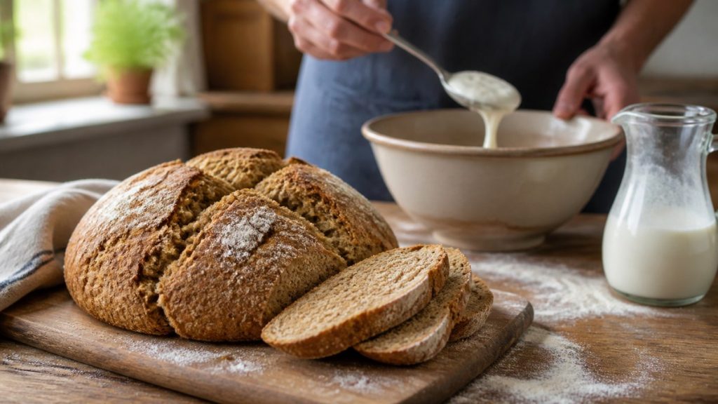 A spoonful of buttermilk in the mix completely changes how brown bread turns out