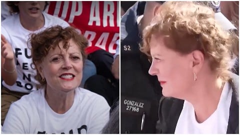Susan Sarandon Allegedly Arrested in New York Protest Against Netanyahu
